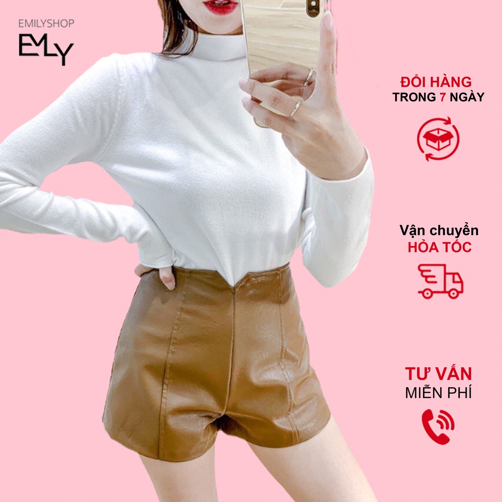 QUẦN ĐÙI DA NGẮN LỬNG NỮ ULZZANG