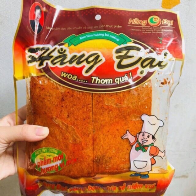 Bò Miếng Hằng Đại ❤️ FREESHIP ❤️ Snack Thơm Cay Hằng Đại Gói 320g