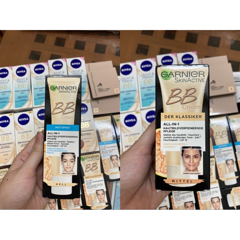 Bb cream Garnier kem nền cho da thường và da dầu