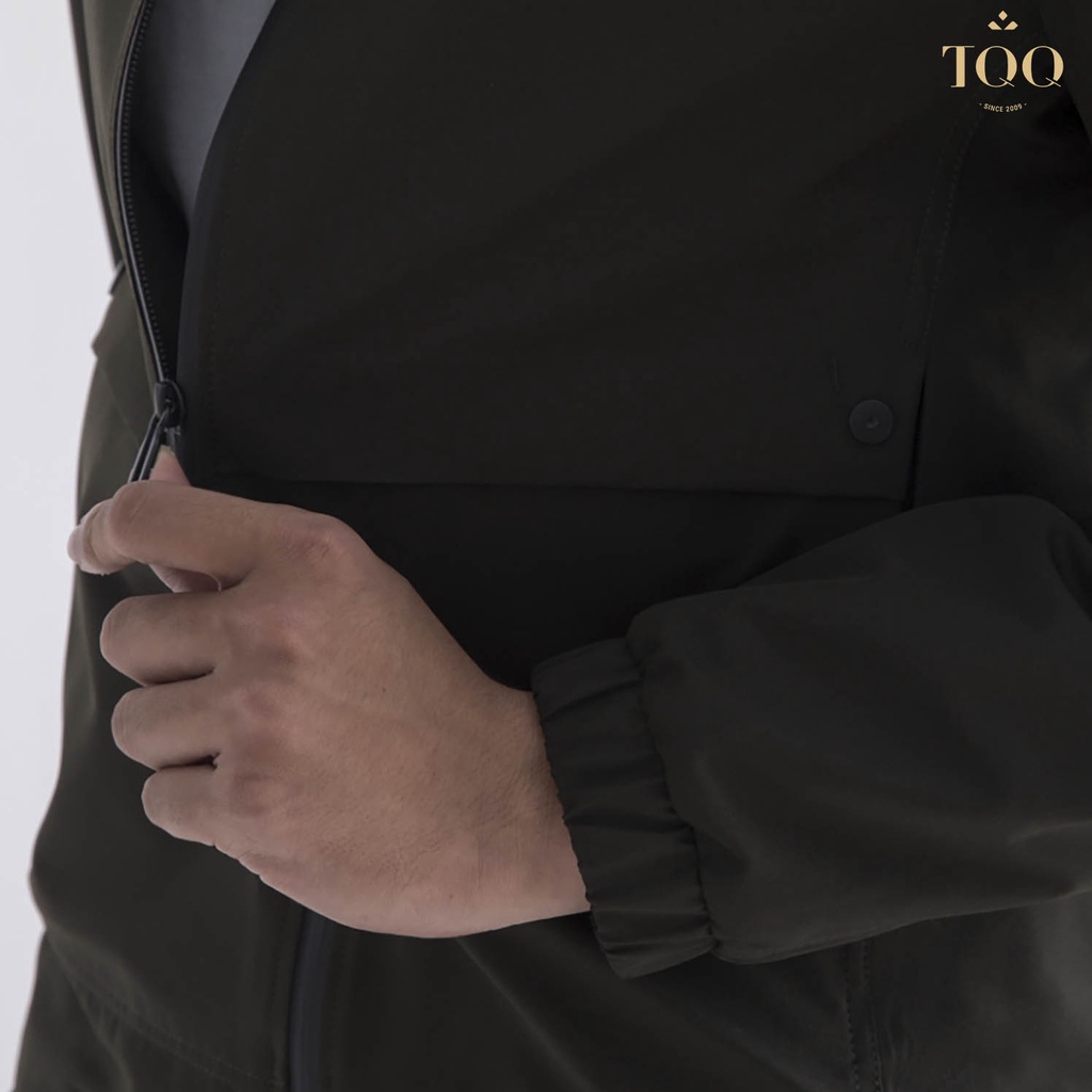 Áo khoác gió nam cao cấp TQQ không mũ KH1812 dáng ôm trẻ trung