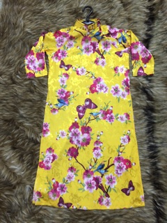 Áo dài gấm đẹp