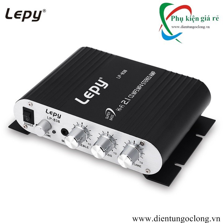 Amply Mini Công Suất Lepy LP-838 Cao Cấp #7