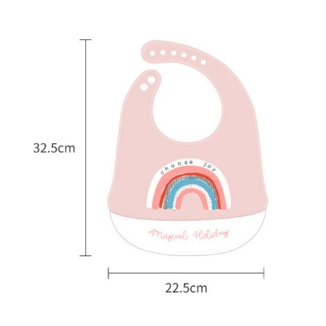 Yếm Máng Silicon Mẫu Mới Chống Thấm, Siêu Mềm An Toàn Cho Bé