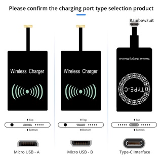 Thiết Bị Nhận Sạc Không Dây USB Type-C Qi Cho iPhone Android