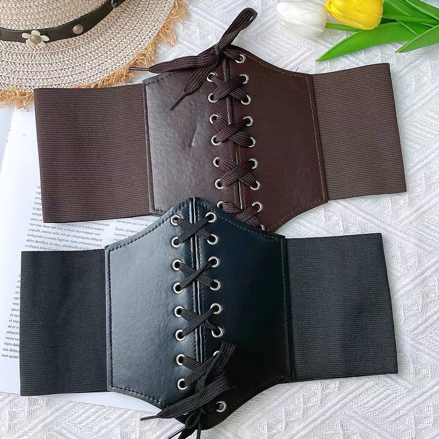 [ CÓ SẴN] Nịt bụng CORSET bản to Nịt bụng Gothic thu nhỏ vòng eo tạo điểm nhấn có bigsize