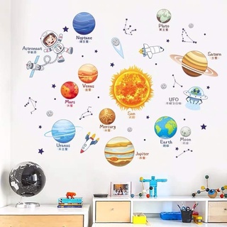 Decal Dán tường cho bé mẫu Vũ Trụ