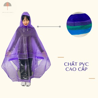[Sỉ IB] Áo mưa cánh dơi🌟 𝐅𝐫𝐞𝐞𝐬𝐡𝐢𝐩 🌟 áo mưa chấm bi to 1 đầu và 2 đầu vải PVC siêu bền nhiều màu
