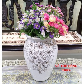 LỌ HOA CAO 30 cm MIỆNG BÈO