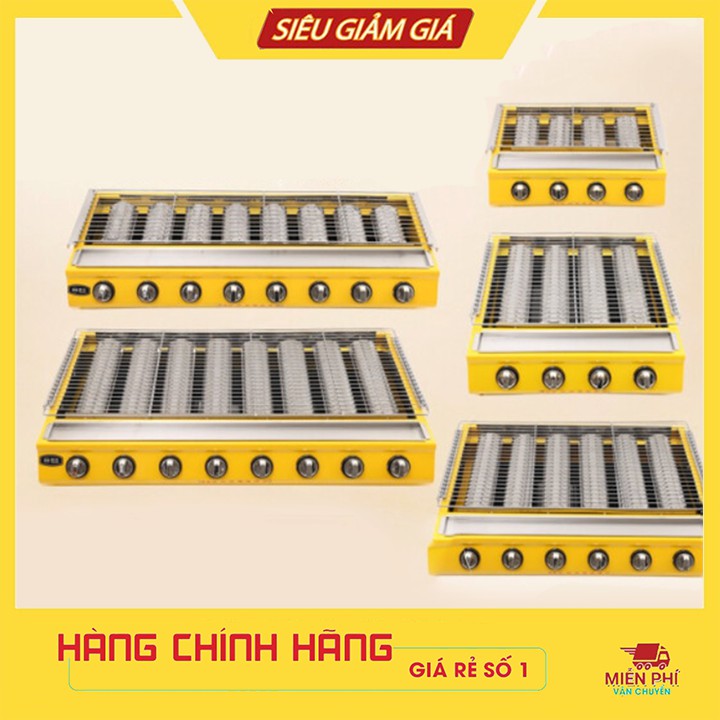Bếp nướng bbq sử dụng ga 4 đầu đốt, Bếp gas nướng hải sản ET-K255
