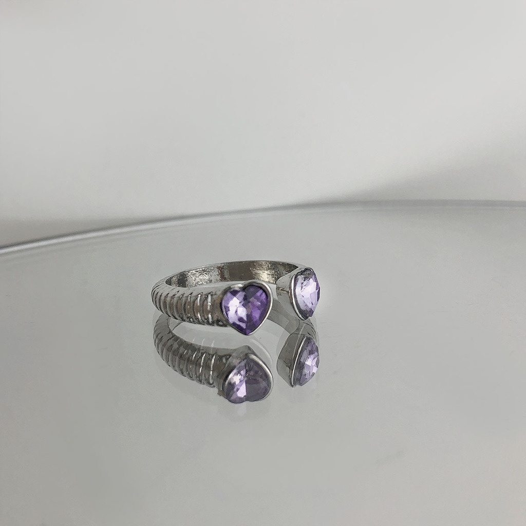 Nhẫn Hở Họa Tiết Hình Học Phong Cách Hip Hop Thời Trang Cho Nữ