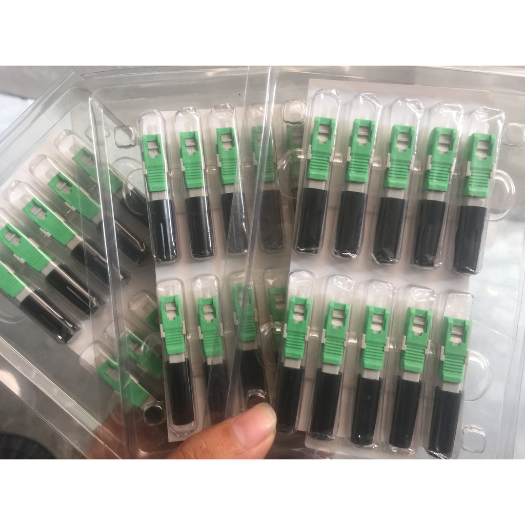 Đầu nối cáp quang nhanh Fastconnetor SC/APC