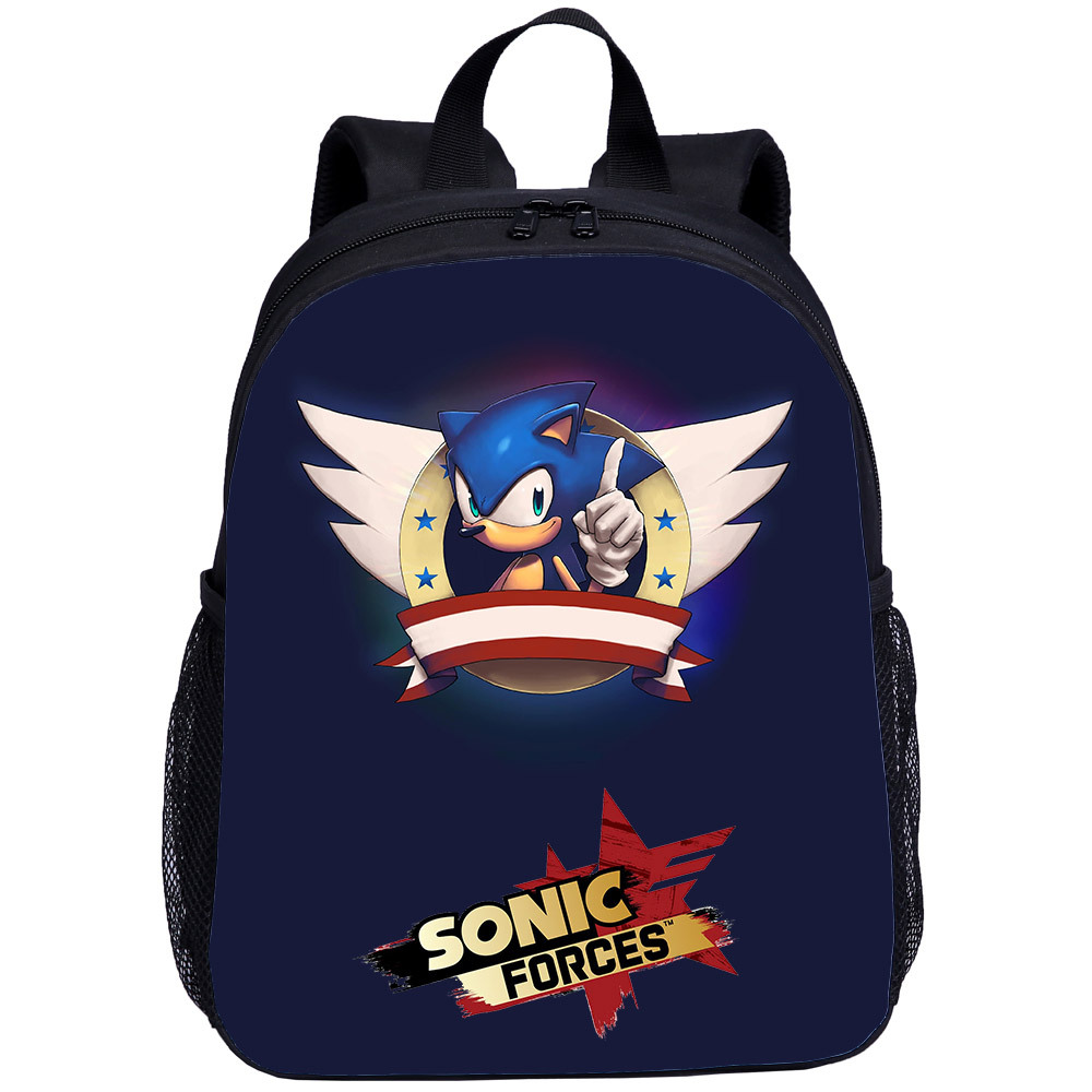 Hoạt Hình Ba Lô Đi Học 13 inch Hình Nhím sonic Dễ Thương Cho Bé Mẫu Giáo