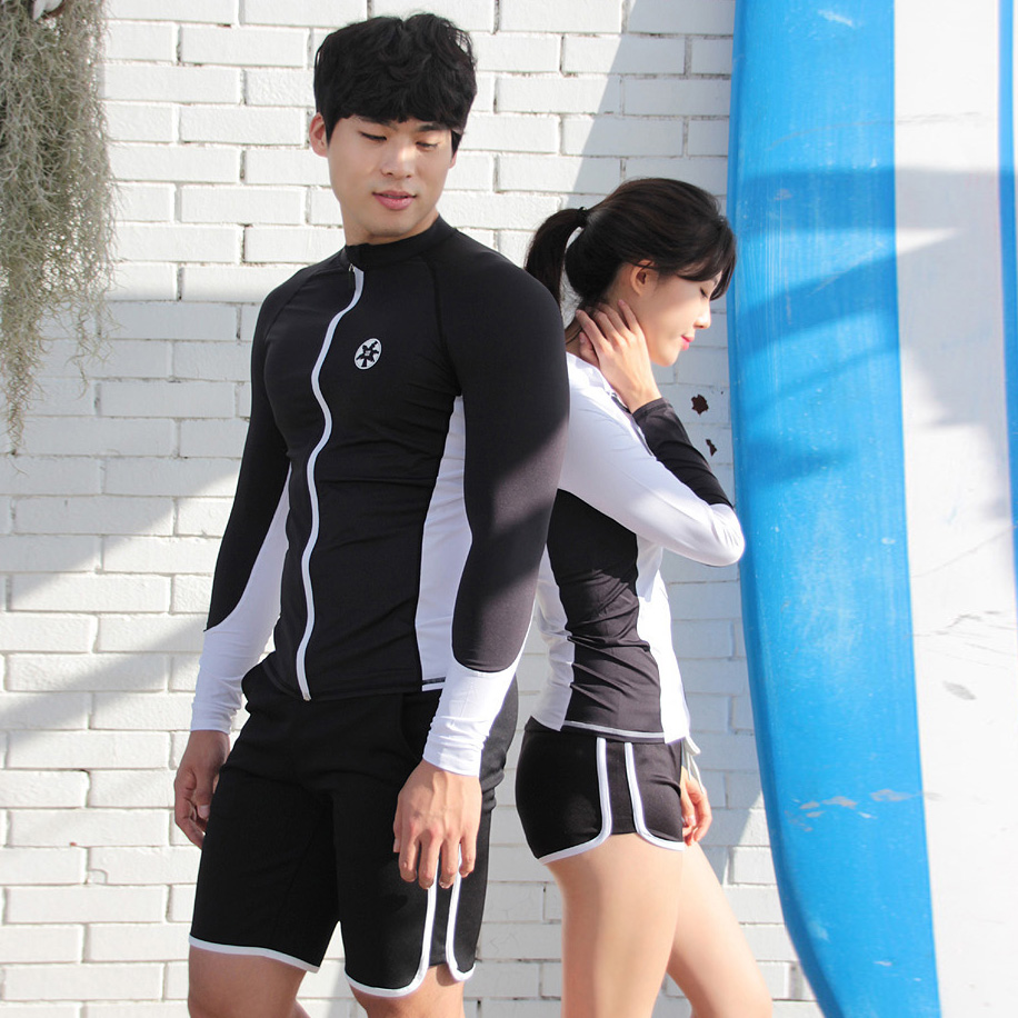 Bộ Đồ Bơi Dài Tay Phong Cách Hàn Quốc Dành Cho Cả Nam Và Nữ
