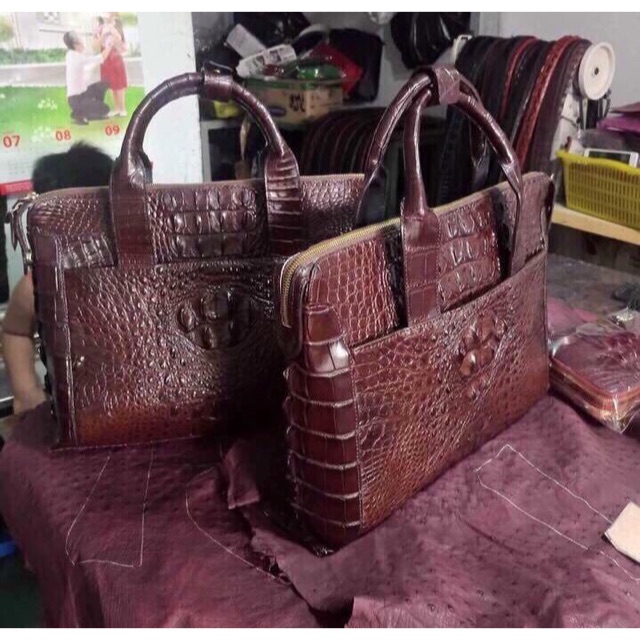 Túi Laptop da cá sâu cao cấp