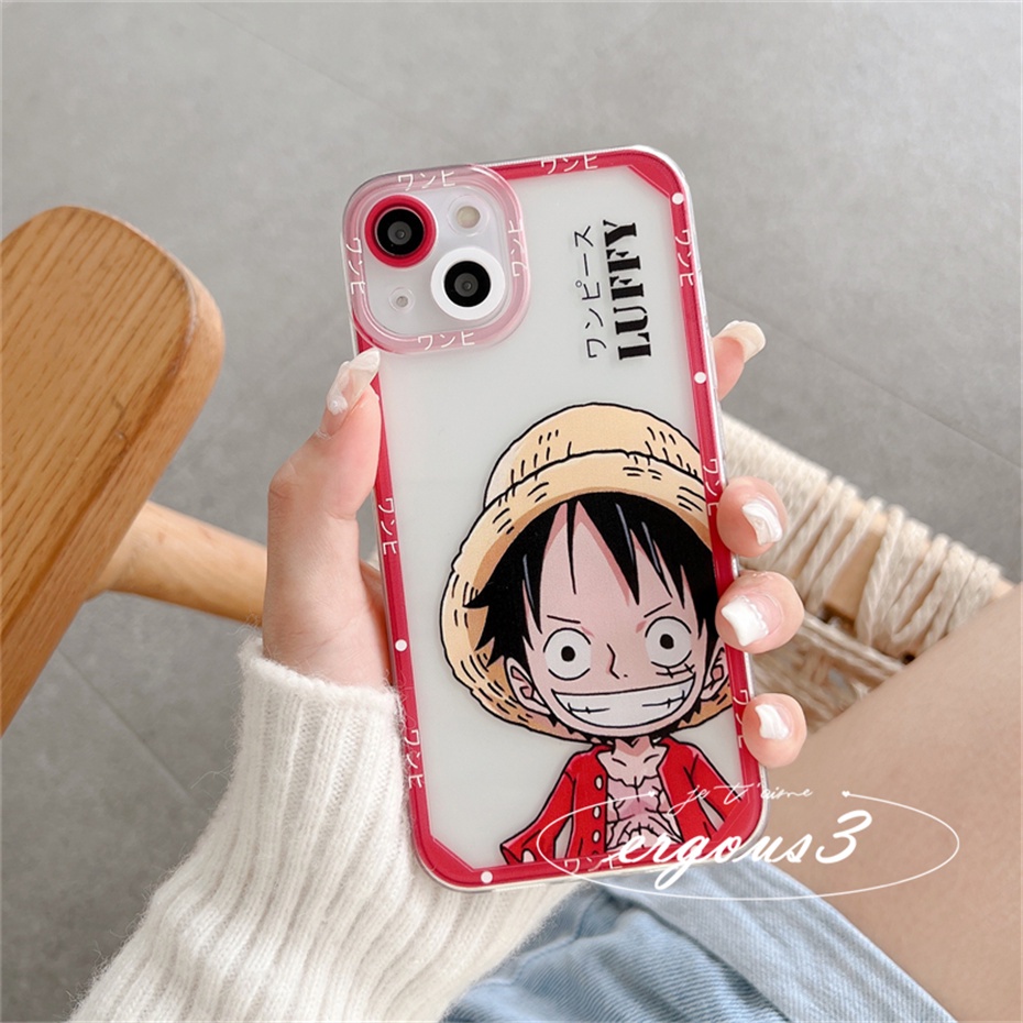 Ốp Điện Thoại Họa Tiết Luffy Và Zoro One Piece Thời Trang Cho iPhone 14 13 12 11 Pro Max X XR XS Max SE 2020 8 7 Plus