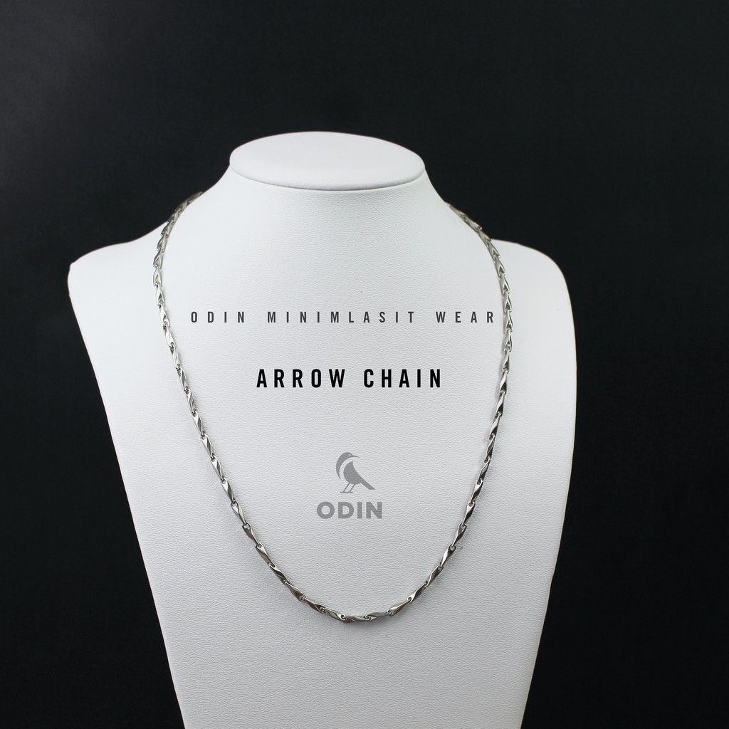 [TẶNG KÈM NHẪN] Dây chuyền lụa mảnh - Titanium Chain - TẶNG KÈM NHẪN