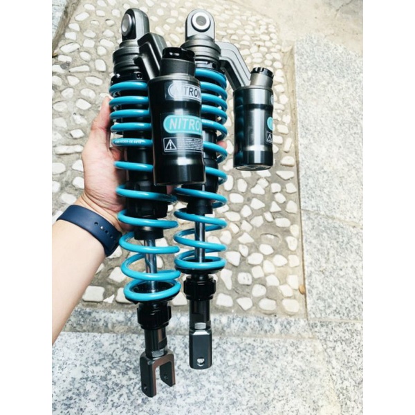 Phuộc sau OHLINS NITRON bình dầu gắn AIRBLADE NOUVO LX IMPULSE NVX NOUVO 5,6 PCX...