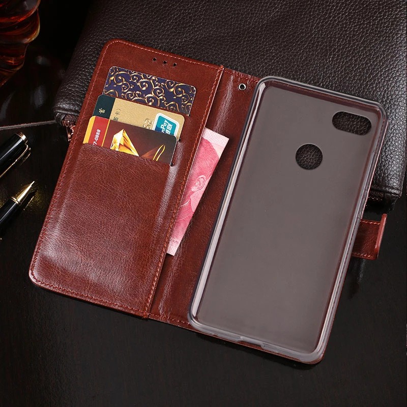 Flip Case For Lenovo A5 L18011 Case Wallet PU Leather Cover