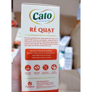 Cao Ho CATO Rẻ Quạt hộp 15 gói (Date t12.25)