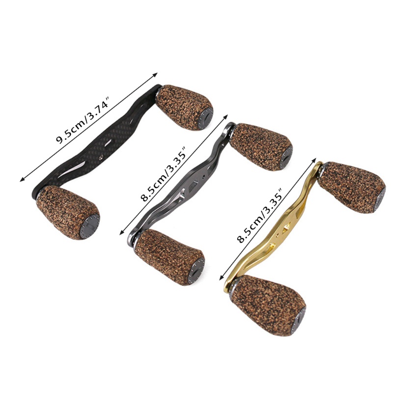 QQ Tay Cầm Guồng Quay Cần Câu Cá Thay Thế Bằng Carbon