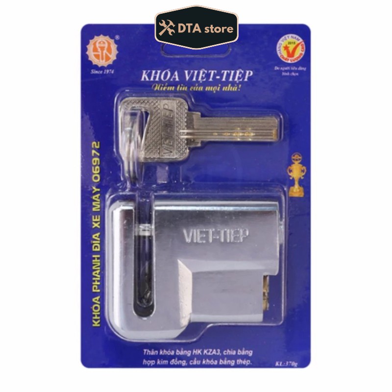 Khóa Đĩa Xe Việt Tiệp 06972 (Chính Hãng)