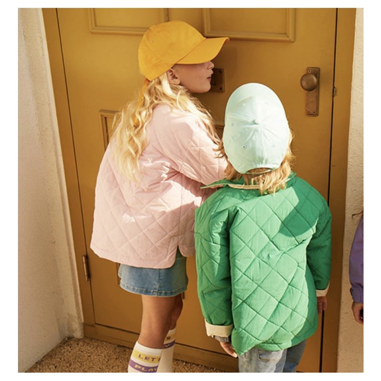 Áo phao trần bông mỏng Curlysue 2 mặt  Nga Fish  P2T1M1