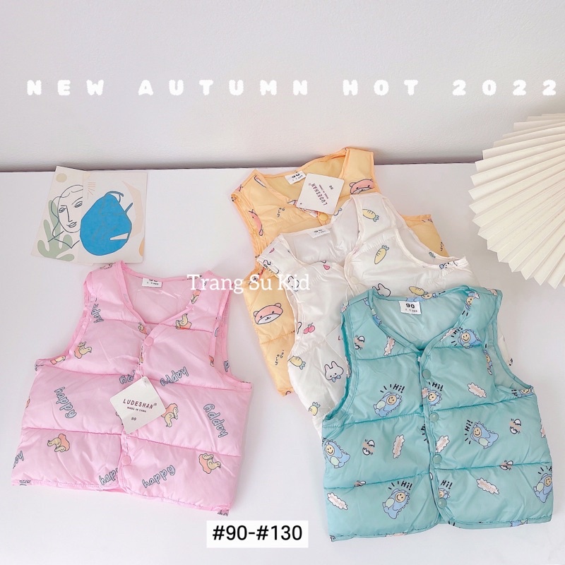 Áo Phao Gile QC Cho bé trai và bé gái