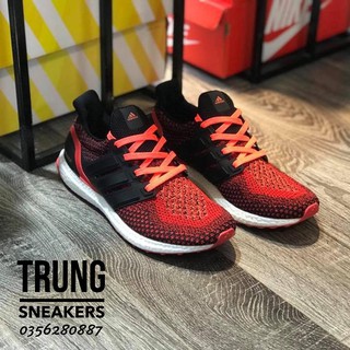 Giày thể thao Sneaker Ultra Boost 2.0 Đen cam