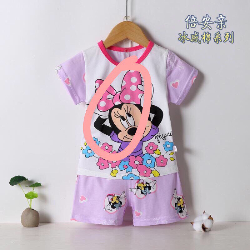 BỘ COTTON QUẢNG CHÂU BÉ GÁI SIZE 7-15KG