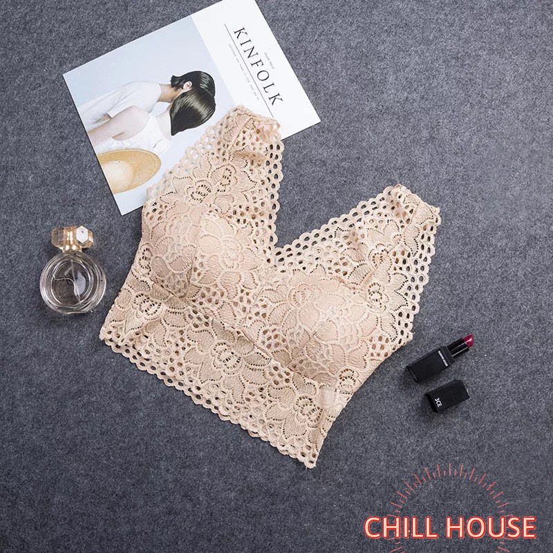 ÁO Bra Ren Hoa K21 Cao Cấp Dáng ngắn - CHILLHOUSE