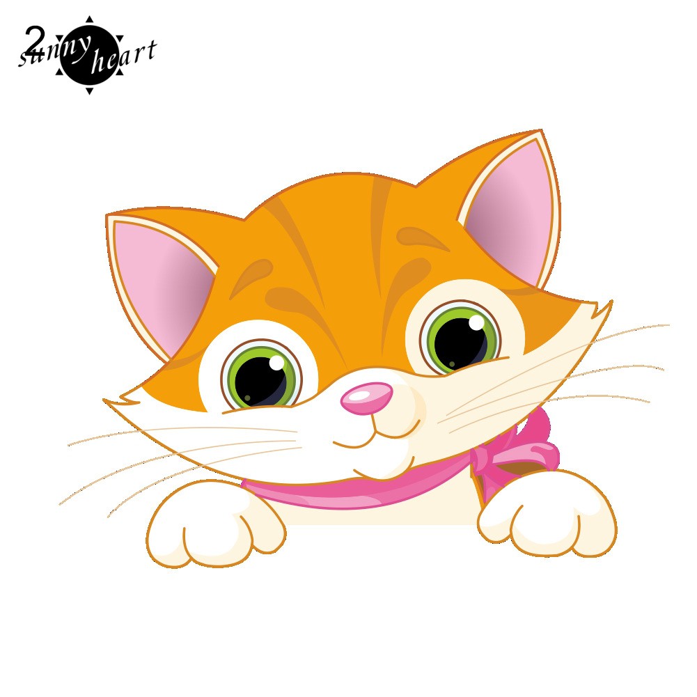 Miếng dán tường hình động vật , dễ thương