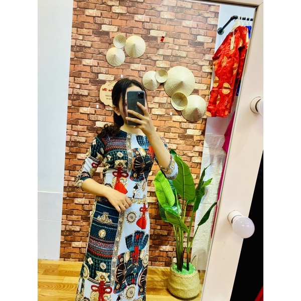 Áo dài thổ cẩm
