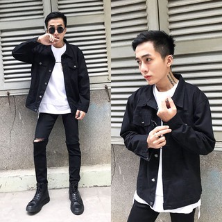 Áo khoác kaki trơn unisex