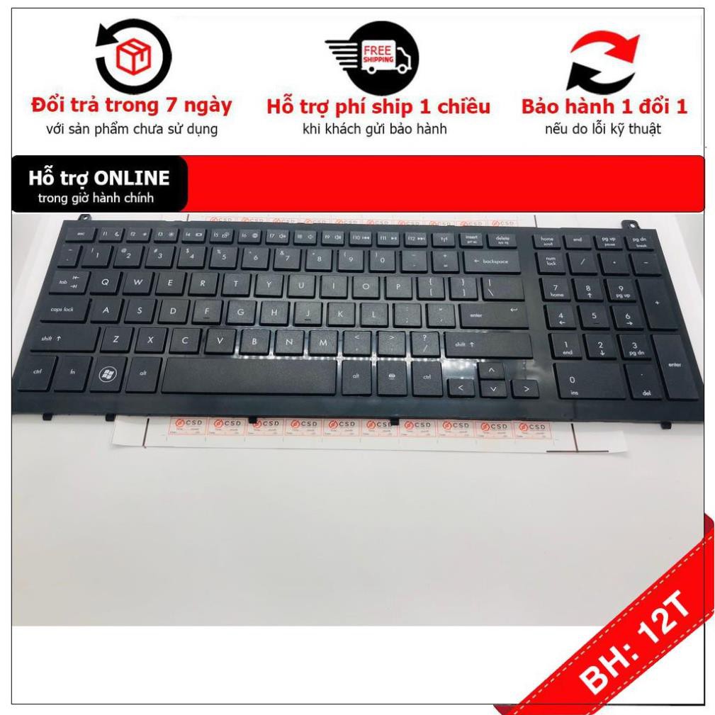 [BH12TH] [- Bàn Phím Laptop HP Probook 4520 4520S 4525S 4525 Loại có khung - Hàng Mới 100%