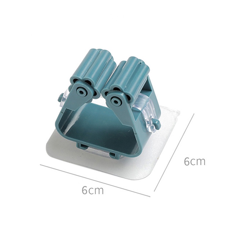 Giá treo kẹp chổi/cây lau nhà có giác hút gắn tường chống thấm nước
