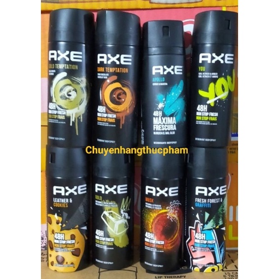 Xịt Khử Mùi Axe Toàn Thân cho Nam 150ml