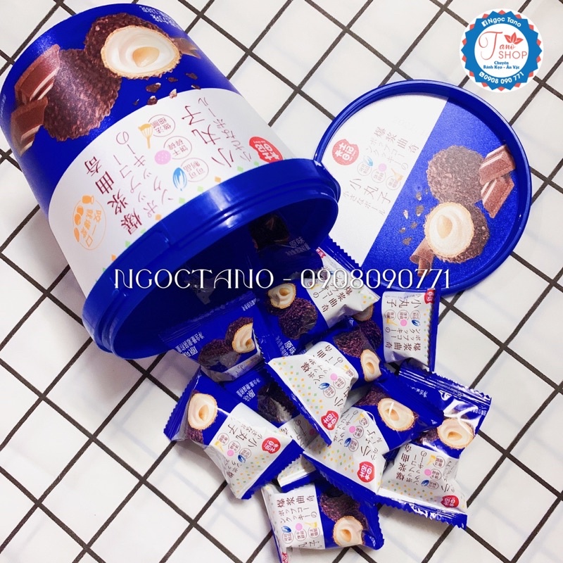 Xô bánh oreo nhân tan chảy bọc hạnh nhân - 138g