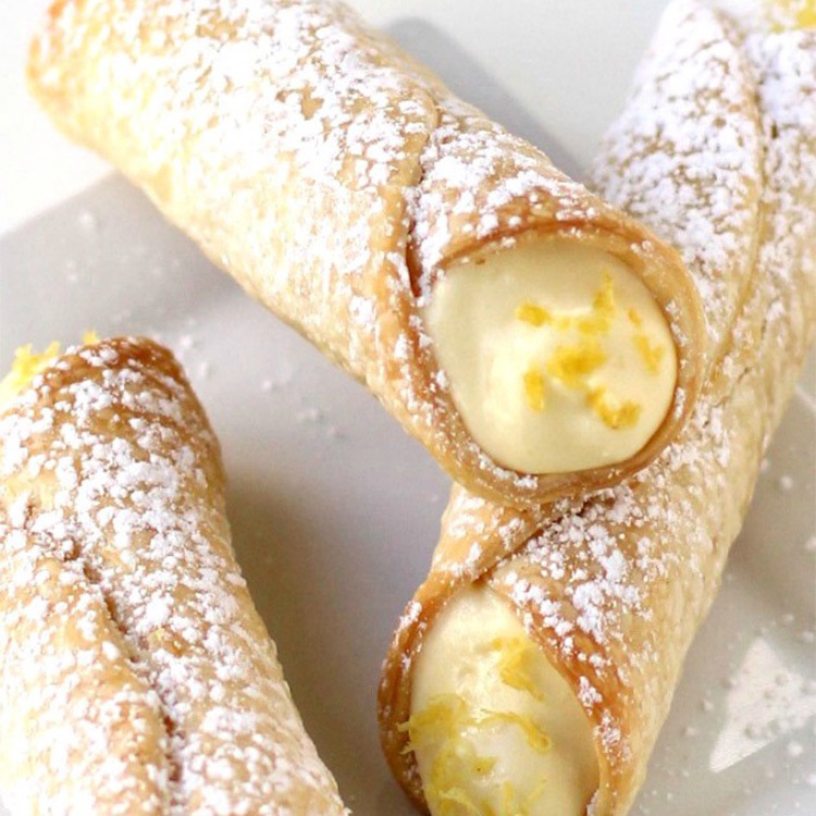 Set 6 ống làm bánh sừng bò bằng thép không gỉ