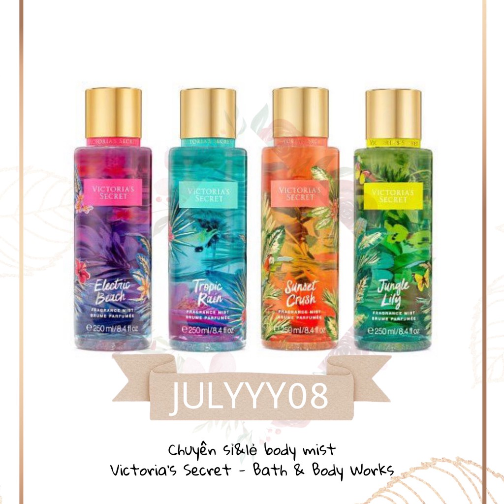 Xịt thơm Body Mist Victoria's Secret - Jungle Lily +jɥȽÿ08+