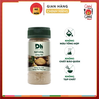 [𝐃𝐇𝐅𝐨𝐨𝐝𝐬] Bột gừng nguyên chất 100% (khối lượng 30g)