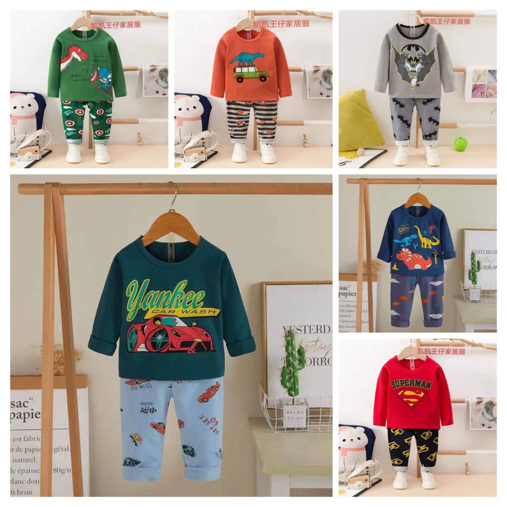 Bộ dài tay bé trai 15-35kg, các mẹ lấy mẫu nào inb hoặc note trong đơn hàng giúp mình nhé