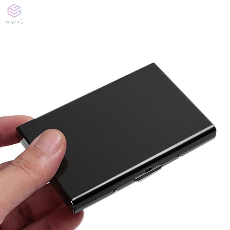 Ví Đựng Thẻ 6 Ngăn Bằng Thép Không Gỉ An Toàn Không Tiếp Xúc RFID