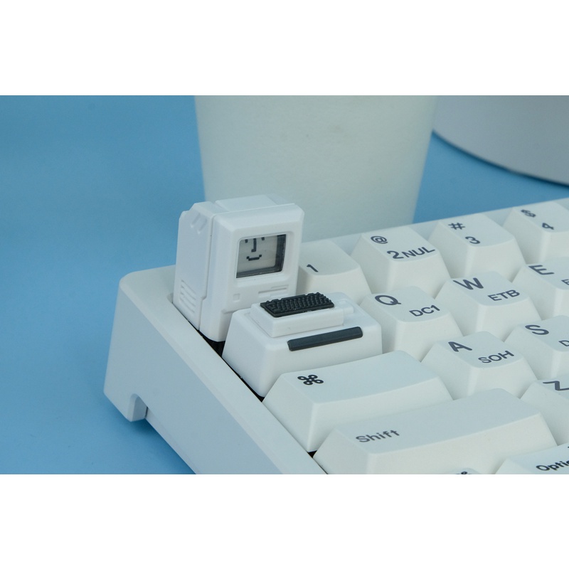 Keycap Macintosh Phong cách retro cổ điển Cá tính sáng tạo Mặt RGB bàn phím cơ Keycap