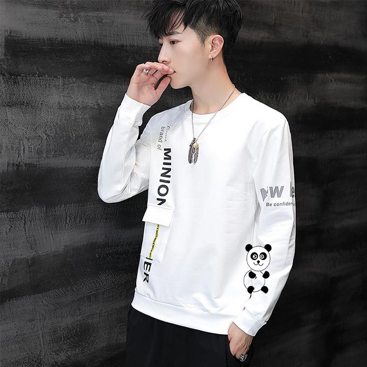 Áo thun dài tay nam form rộng có túi hộp vải xịn phong cách hàn 02 | BigBuy360 - bigbuy360.vn