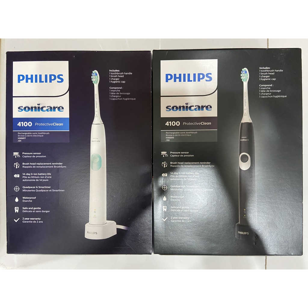 Bàn chải điện Philips Sonicare ProtectiveClean 4100, 5100, 6100 (hàng mỹ)