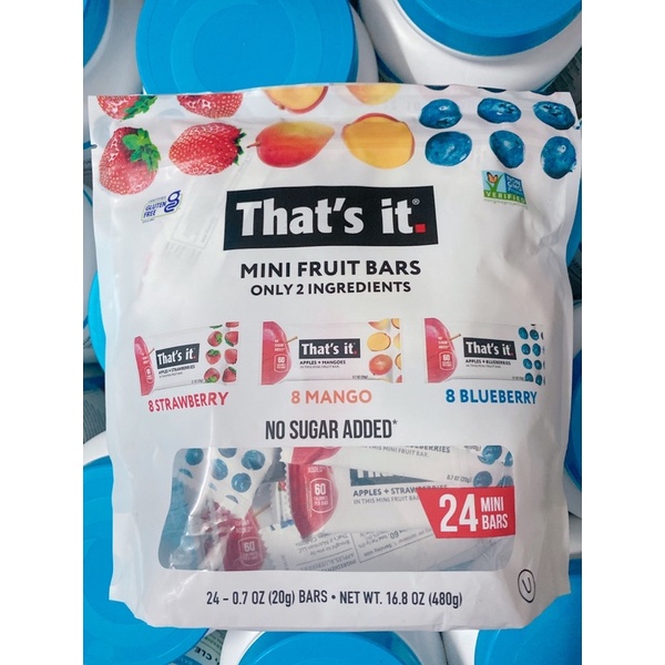 Thạch Trái Cây That’s it Mini Fruit Bar 480g Shopee Việt Nam