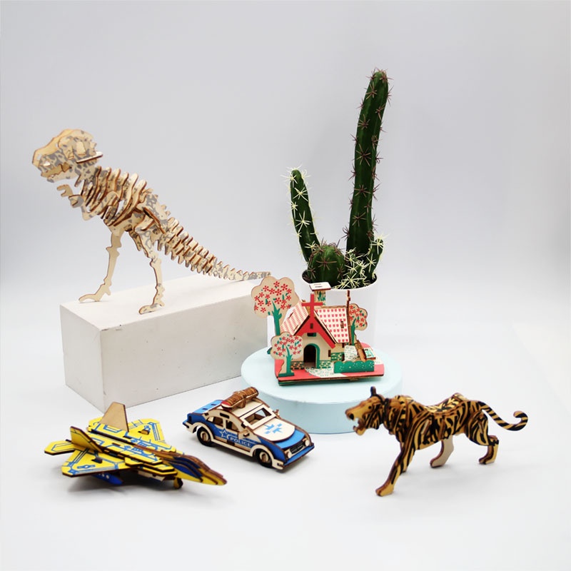 logo xếp hình Bộ Đồ Chơi Lắp Ráp 3d Bằng Gỗ Cho Bé