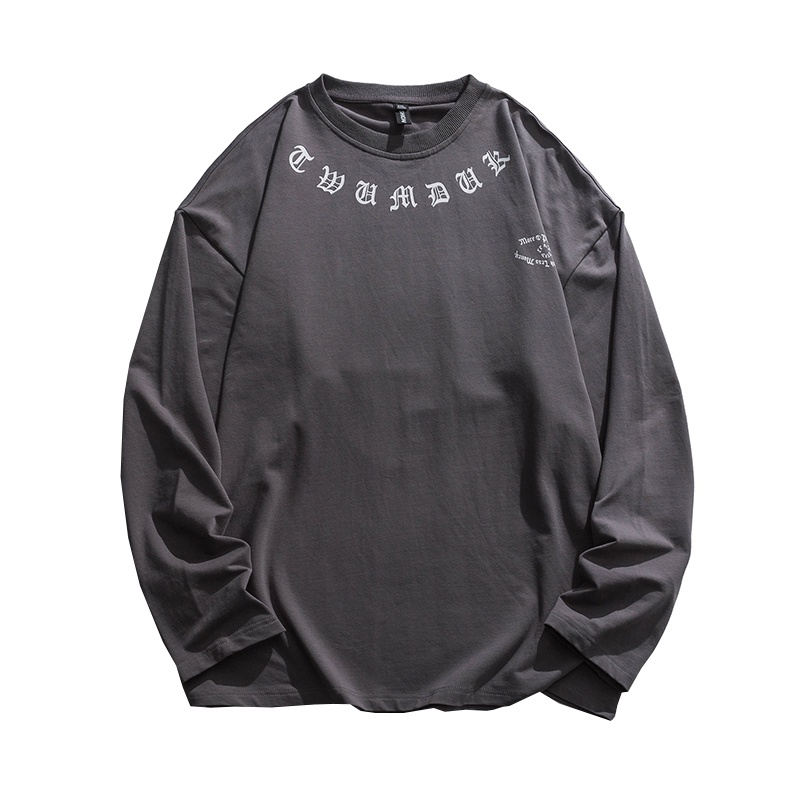 Áo Thun Nam Dài Tay Cổ Tròn Thời Trang Hàn