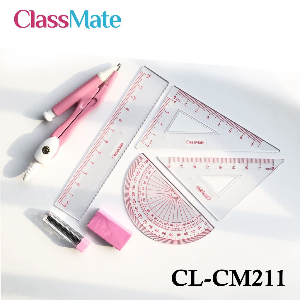 Bộ compa thước kẻ 7 món Classmate CL-CM211