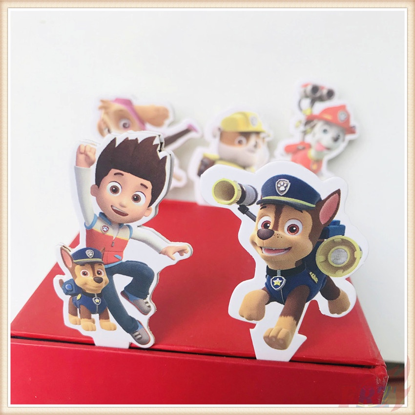 Bộ 24 Que Cắm Trang Trí Bánh Kem Hình Chú Chó Cứu Hộ Dễ Thương